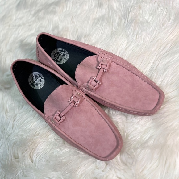 NWOT [J°S. A. Bank] Pink Bow Tie & Shoe Bundle | HoCo + Prom | Mens Loafers 10.5 - Picture 3 of 16
